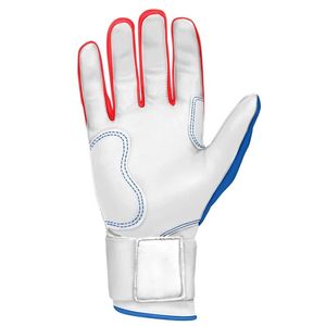 Gants de frappe de baseball personnalisés avec logo OEM, en cuir respirant de haute qualité pour hommes, avec paume en cuir, personnalisables. - Product Image 2
