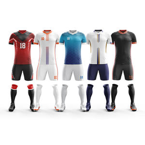 Custom Sublimated V-Neck Short Sleeve Soccer Uniforms Men's 100% Polyester Moisture Wicking All Seasons <b>Athletic</b> Fit - Product Image 4