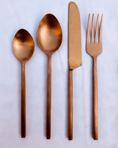 Attractive European Design Flatware <b>Set</b> 18/<b>8</b> Stainless Steel Mirror Polish Gold PVD Durable Eco Friendly Home Decor <b>Dinnerware</b> - Product Image 6