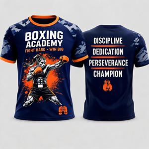 T-shirt ajusté à manches courtes en polyester pour homme, imprimé par sublimation, motif « Plus fort que hier » pour la course, vêtement de fitness - Product Image 3