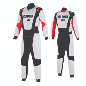 Hot Selling High Quality Breathable <b>Waterproof</b> Windproof Flame-Retardant Unisex <b>One</b>-piece Go Kart Racing Suit Cordura 500 D - Product Image 2