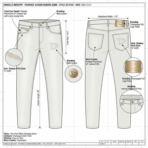Jean en denim blanc coupe droite taille haute coupe régulière en coton style décontracté printemps - Product Image 6