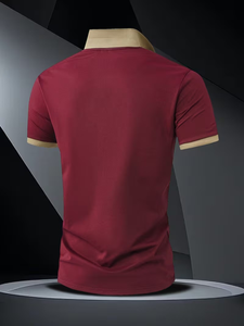Men's Black for Shirt Short Sleeve Heat-Transfer Printed Logo Breathable Casual Jersey Knitted Customizable Front Design - Product Image 2