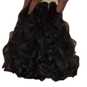 Cabello Remy virgen indio estilo ondulado con sensación de mano suave sin enredos sin cobertizo - Product Image 4