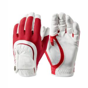 อุตสาหกรรมผลิตถุงมือกอล์ฟ LOCK STITCH คุณภาพสูง รับผลิตแบบ OEM/ODM พร้อมโลโก้ สี และขนาดตามสั่ง ทำจากหนัง Cabretta ระบายอากาศได้ดี กันลื่น สำหรับผู้ชาย - Product Image 2