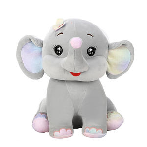 Peluche Éléphant Doux et Cuddly Personnalisé Premium 2026 – Adorable Jouet en Peluche pour Bébé, Rembourrage Coton PP, Conception Logo OEM - Product Image 2