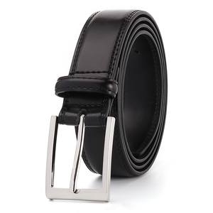 Ceinture décontractée personnalisable en cuir de vache véritable avec boucle à ardillon carrée en acier, motif écossais, robuste, légère et écologique - Product Image 3