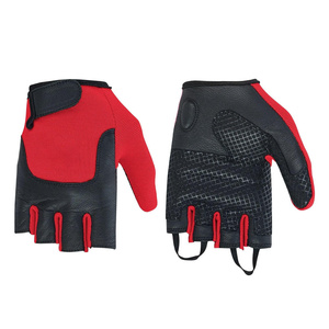Guantes de Piel Sintética Real para Silla de Ruedas, Protección para Manos Unisex, Sin Dedos, Suaves y Cómodos, Guantes de Ciclismo para Niños - Product Image 3