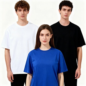 เสื้อยืดสตรีทแวร์ถักนิตติ้งพิมพ์ลายโลโก้ตามสั่ง น้ำหนัก 220 กรัม ผ้าฝ้าย 100% แห้งเร็ว ทรงหลวม สไตล์ลำลอง - Product Image 1