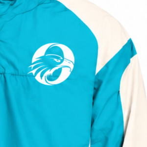 Mens Cyan Nylon Quarter Zip <b>Hoodie</b> Shorts Set Two Tone Lightweight Athletic Fitness <b>Running</b> Training Casual Sports Outfit - Product Image 5