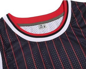 Maillots de basket-ball pour hommes, maillots de sport en mesh, chemises de sport unies, uniformes d'équipe performants - Product Image 6