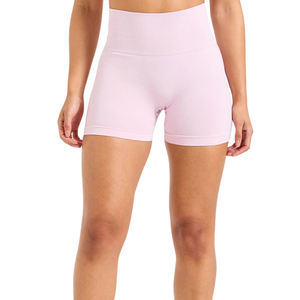 Shorts Deportivos Ligeros para Mujer al por Mayor, Personalizados, de Poliéster y Algodón, Cintura Elástica, para Gimnasio, Running y Uso Casual, OEM ODM - Product Image 3