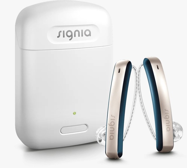 Signia Kit Styletto Cross 2IX Ear Eco-Friendly Noise Reduction Digital Processing Adjustable Wireless Charging Li-Ion-Lithium