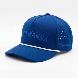 Gorra de Golf Personalizada de Alto Rendimiento, 5 Paneles, Perforada con Láser, Visera Curva, Bordado 3D, Fabricante de Marca Privada OEM - Product Image 2