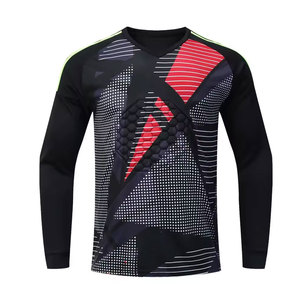 เสื้อผู้รักษาประตูฟุตบอลคุณภาพสูง ปี 2026 แบบใหม่ พิมพ์ลาย ระบายอากาศได้ดี ปรับแต่งได้ ผลิตจากโพลีเอสเตอร์ 100% - Product Image 3