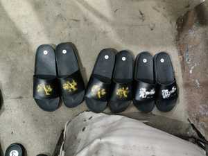 PVC Home Anti-Slip Breathable Lightweight Slip-on Slides Slippers All Seasons Fashion - Product Image 3