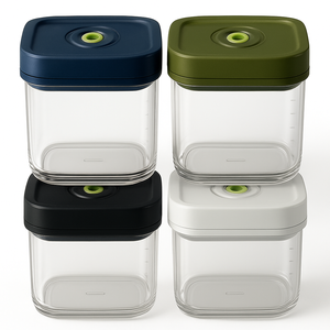 Tritan Leak-Proof Food-Safe BPA Free <b>Container</b> for Vacuum Preservation Freezer Safe & Durable for Kitchen Use - Product Image 1