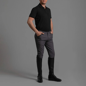 Camisas de equitación para hombre, elásticas en 4 direcciones, transpirables, de corte ajustado, para deportes al aire libre, fabricadas con spandex por un fabricante de ropa ecuestre. - Product Image 2