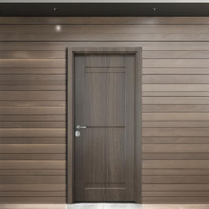 Puerta de madera MDF moderna superventas acabado OEM sostenible hecho a mano en Vietnam por fabricante para uso en apartamentos - Product Image 2