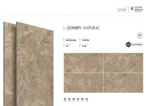 Carreaux de porcelaine sculptés style italien 800x1600 1200x1800 750x1500mm, grands formats pour salon, cuisine, salle de bain - Product Image 3