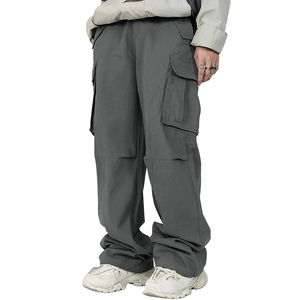 Factory OEM High Street Mid Waist Waterproof Oversized Mens Trouser Fit <b>Parachute</b> <b>Pants</b> Loose Breathable Eco-Friendly baggy - Product Image 3