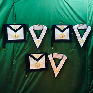 Nouvel tablier de 43e degré du Rite écossais avec col brodé -Hse - Product Image 1