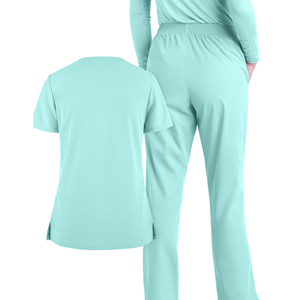 Surgical Uniforms Woman Scrub <b>Set</b> Medical Nurse Beauty Salon Workwear Clinical Scrubs Top Pant Spa <b>Doctor</b> Nursing Tunic Suit - Product Image 3