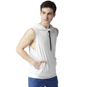 Camisetas sin mangas deportivas para hombre, transpirables, ropa deportiva informal para gimnasio, fitness, correr, suaves, de secado rápido, con cuentas. - Product Image 5