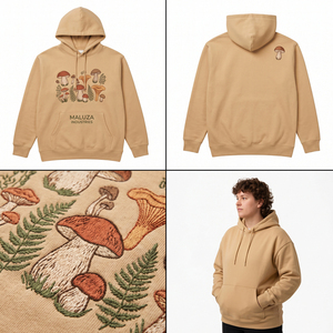 Sweat-shirts à capuche surdimensionnés personnalisés avec logo, 100% polyester, imprimés et brodés, 220g, épaules tombantes, style streetwear tendance - Product Image 5