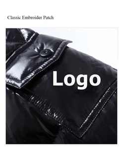 Wholesale Customized High Quality Puffer <b>Jacket</b> for Men <b>Winter</b> Full Sleeves Zipper Closure Windproof Feature Casual Style2026 - Product Image 2