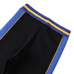 Pantalones de Calentamiento Sigma Gamma Rho Black Air Tech Fleece SGRho Azul Dorado, Ropa Griega Premium - Product Image 3