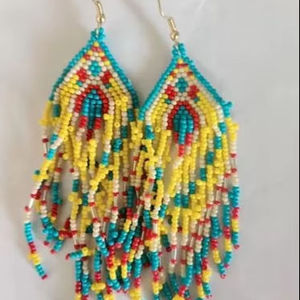 Pendientes Elegantes Hechos a Mano con Cuentas, Joyería de Moda para Mujer a Bajo Precio - Product Image 4
