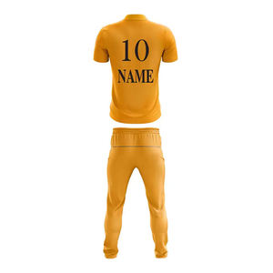 Ensemble d'uniformes de cricket personnalisés, maillot et pantalon en polyester respirant, léger et confortable, vêtements de sport d'équipe - Product Image 3