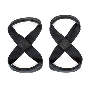 Correa de Levantamiento de Neopreno y Algodón con Forma de Figura 8 - Ligera, Cómoda y con Diámetro Personalizable |   Equipo de Gimnasio Unisex para Levantamiento de Pesas - Product Image 4