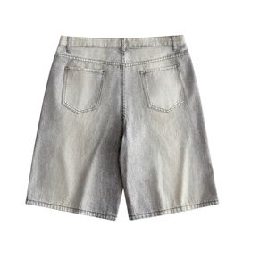 Custom Mens Graphic Patchwork <b>Denim</b> Shorts Distressed Ripped Vintage Jean Shorts Y2K Streetwear Baggy Leopard Print Jorts Shorts - Product Image 2