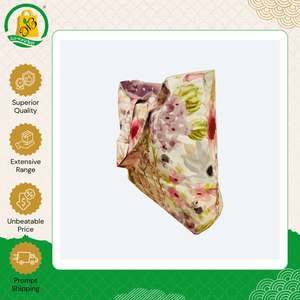 Globally Supply Biodegradable Eco-Friendly Azo-Free All Over Printed Casual Dual Self Handle Cotton <b>Canvas</b> Handbag for Women - Product Image 6