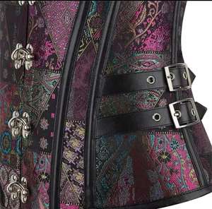 Corsets Vintage pour Femmes, Sexy, Sculptants, Respirants, Modernes, en Brocart, pour Grandes Tailles - Product Image 5