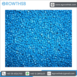 Granulés de polyéthylène haute densité (HDPE) bleus, matière recyclée par injection, pour produits plastiques industriels - Product Image 2