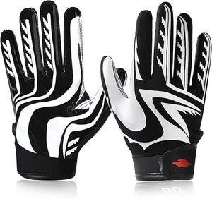 Gants de football américain personnalisés, fabricant OEM, respirants, antidérapants, pour hommes, femmes et jeunes. - Product Image 1