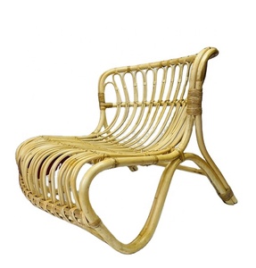 เก้าอี้พักผ่อนหวายคุณภาพดีที่สุดเก้าอี้ห้องนั่งเล่นพร้อมพนักพิงโค้งแข็งผลิตในเวียดนามขนาดสามารถปรับแต่งได้ - Product Image 1