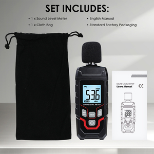Sonometre portable haute précision 30~130dB, testeur de bruit, sonomètre avec écran LCD rétroéclairé, indicateur de batterie faible pour la maison - Product Image 3