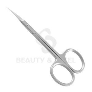 Ciseaux à cuticules professionnels avec des pointes incurvées extra-affûtées et une finition en acier inoxydable pour une manucure de précision - Product Image 6