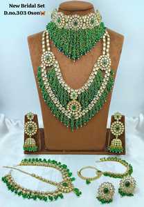 Elegant High Quality Brass Bridal Engagement Wedding Anniversary Party Gift Ethnic Fashion Rhodium Plated Zircon Choker <b>Set</b> - Product Image 1