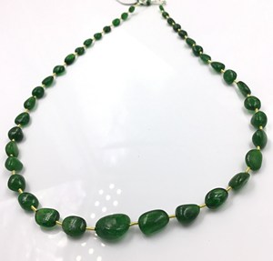 ลูกปัดทัสเซอราต์ธรรมชาติทรงรี 1 เส้น 59.10 กะรัต อัญมณีธรรมชาติสำหรับทำเครื่องประดับชั้นดี - Product Image 4