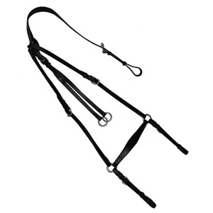 Horse <b>Leather</b> Breastplate Premium Equestrian Tack for Riding <b>Leather</b> Chest <b>Harness</b> with strong Buckles Classic Design for Horse. - Product Image 4