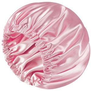 Gorro de Dormir de Satén de Doble Capa Premium con Logotipo Personalizado Loviaal para Mujer, Ajustable, Elástico, Protección para el Cabello, OEM ODM, Primavera/Verano - Product Image 1