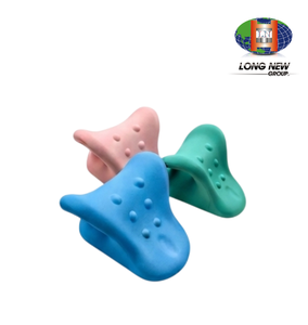 LONGNEW หมอนรองคอตามหลักสรีรศาสตร์หลากสีสำหรับการเดินทางและที่บ้าน - Product Image 2
