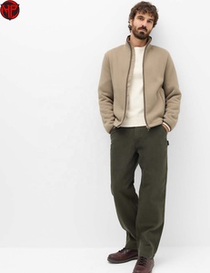 <b>Men's</b> Full Zip <b>Fleece</b> <b>Jacket</b> Sherpa <b>Lined</b> Regular Fit Long Sleeve Outerwear for Winter Outdoor Wear <b>Men</b> Polar <b>Fleece</b> <b>Jacket</b> - Product Image 2