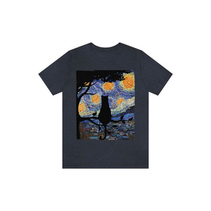 T-shirt en coton pur à col rond avec logo personnalisé, impression de t-shirt personnalisé, t-shirt uni, t-shirt surdimensionné AI-TS-26 - Product Image 5
