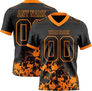 Camiseta de Fútbol Americano Personalizada con Cuello en V, Número 00, Transpirable, Impresa por Sublimación, 100% Poliéster, Unisex para Adultos, Servicio OEM - Product Image 5